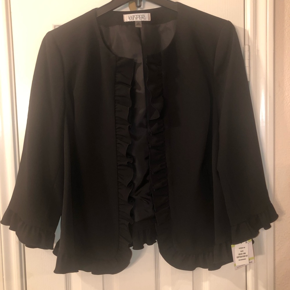 NWT! Beautiful black dressy jacket! Perfect condition!
